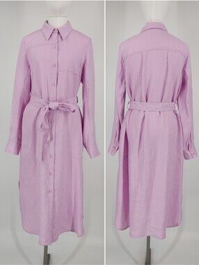 Riani Linen Midi Shirt Dress